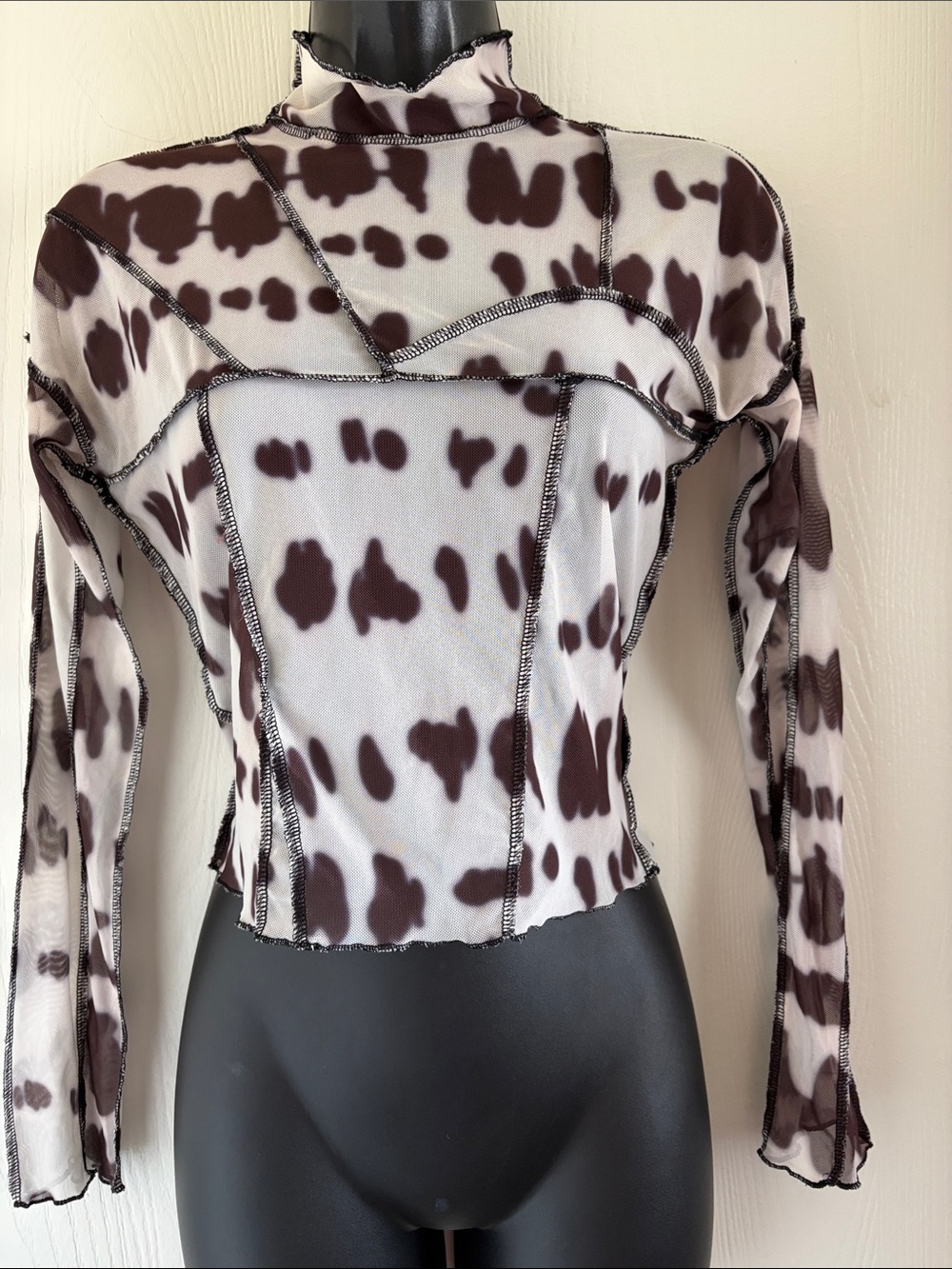Mebon Mesh Crop Top